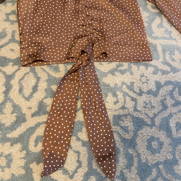 Abercrombie and Fitch Brown Blouse - Picture 2 of 13
